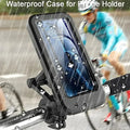 Universal Bike Phone Holder – Waterproof, Rotatable, Adjustable Handlebar Mount for Smartphones & GPS