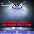 Solar Outdoor Wall Lights Solar Powered IP65 Waterproof 100 LED with 3 Modes 270 product image 4