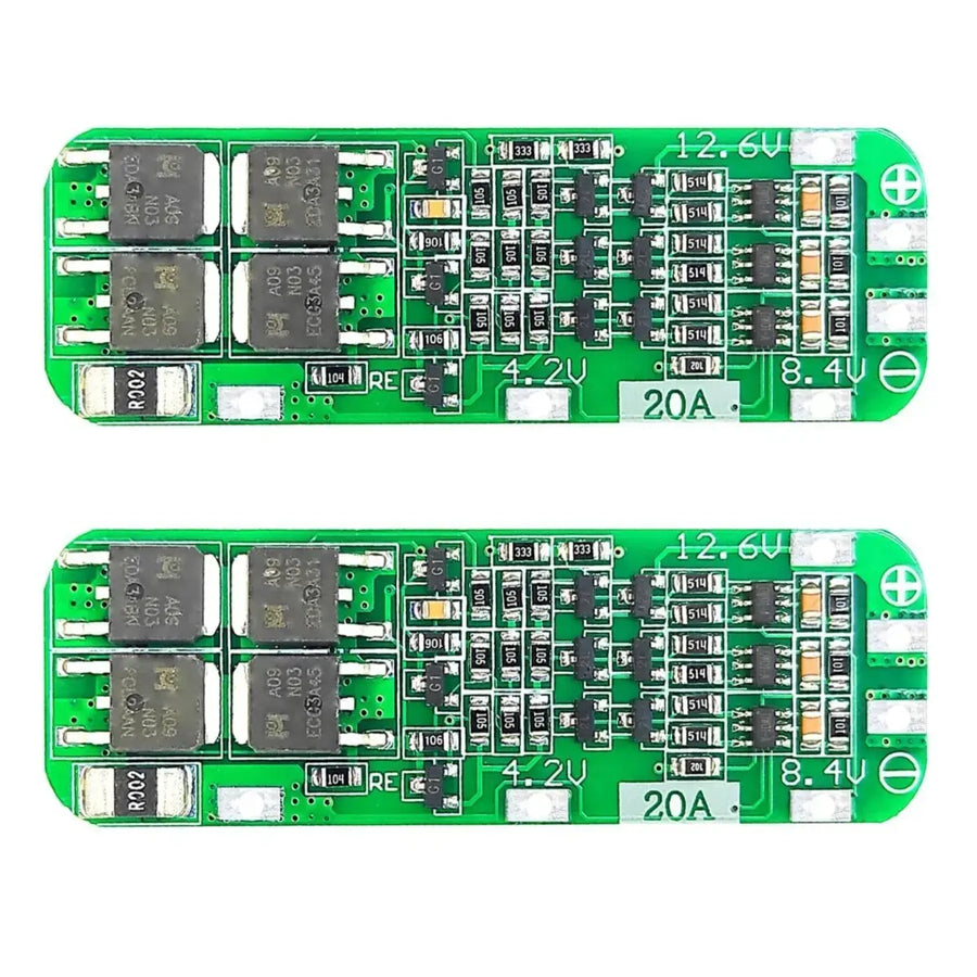 3S 20AMP CELL BMS 18650 Lithium Battery Protection Board (3S, 20A, 12.6V) 2Pcs
